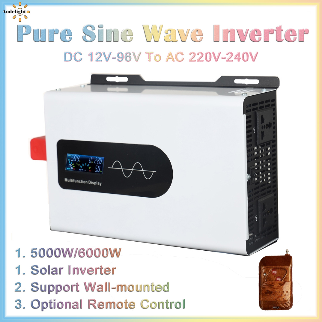 Pure Sine Wave Inverter 5000W 48V 220V - Falownik czysta fala sinusoidalna 12v 220v