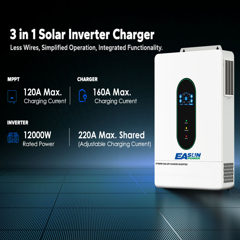 EASUN POWER US 12KW 12000W Inw – Grid Tie Inverter Limiter 2000W recenzja i cena