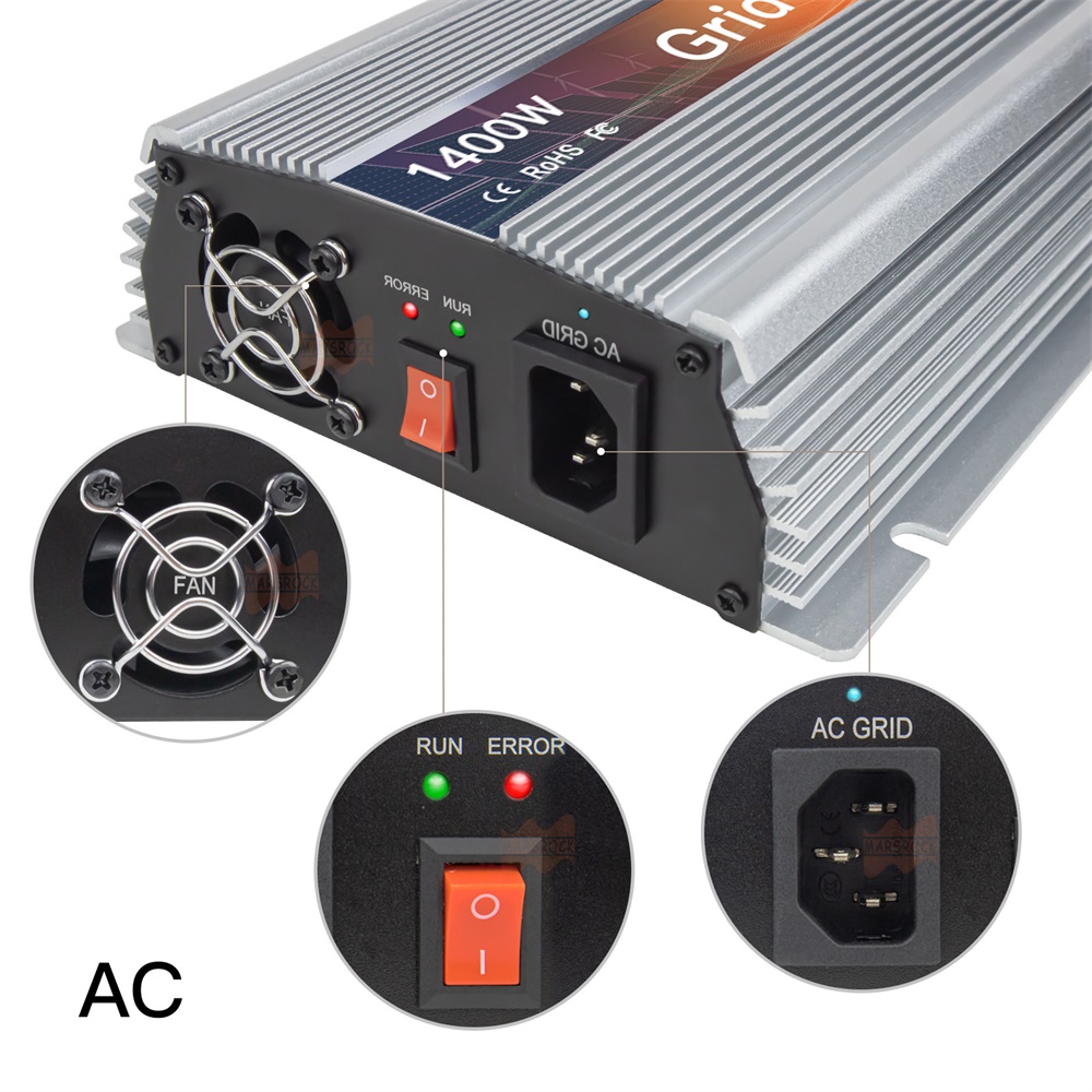 Mikroinwerter solarny MPPT 140 – Micro Inverter 1400W Solar Grid Tie recenzja i cena